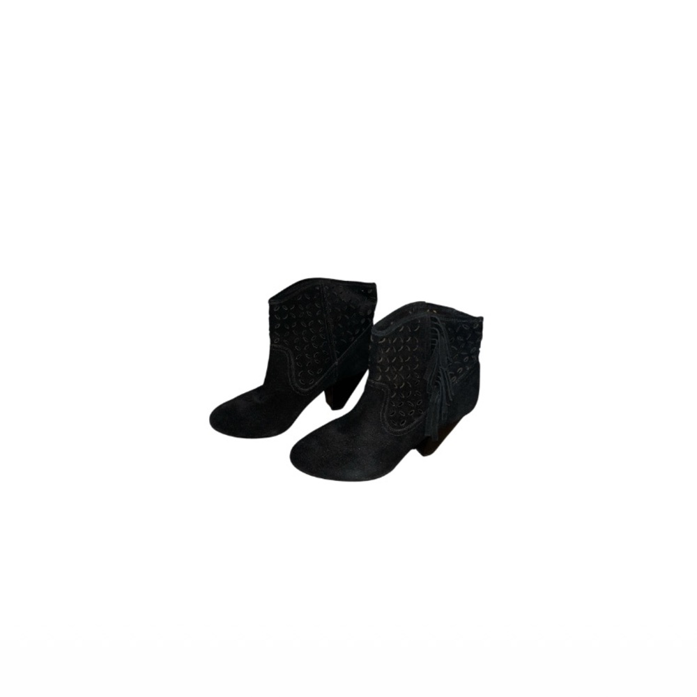 Jessica Simpson Black Suede Ankle Boots - Women’s Size 7